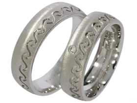 Aladin - a pair of rings (silver)